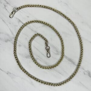 Gold Tone Barrel Chain Link Purse Strap Replacement Handbag Shoulder ✨
